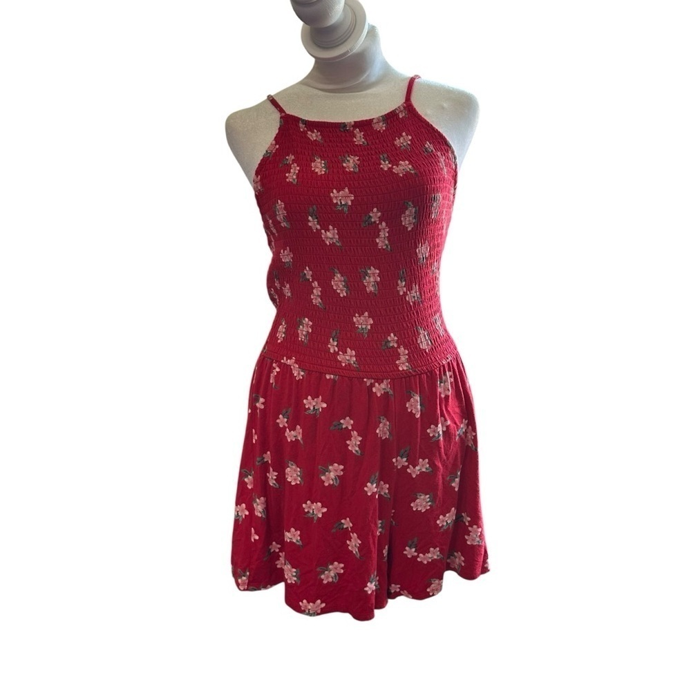 Hollister Red Halter Romper